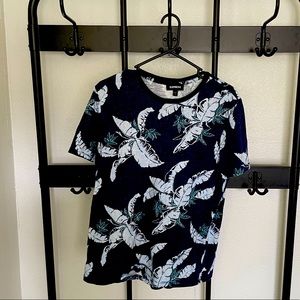 Floral Print Express Shirt - Medium